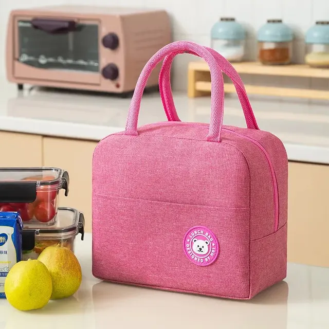 Tas Bekal Polos Oxford - NAVY (Insulated / Cooler Lunch Bag)