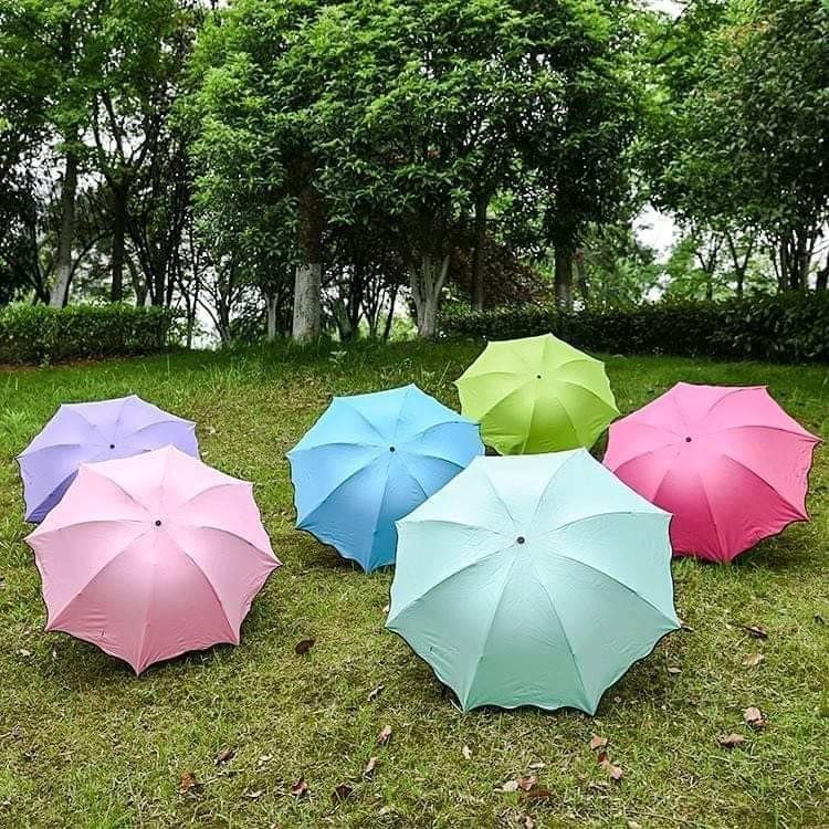 Payung Lipat Magic Motif 3D - HIJAU (Magic Umbrella)
