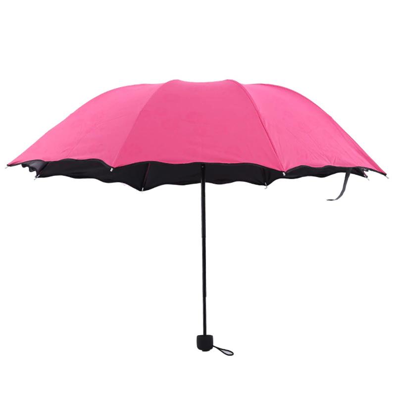 Payung Lipat Magic Motif 3D - PINK (Magic Umbrella)