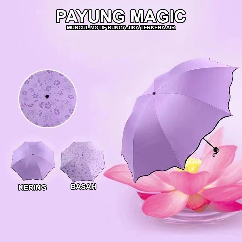 Payung Lipat Magic Motif 3D - TOSCA (Magic Umbrella)