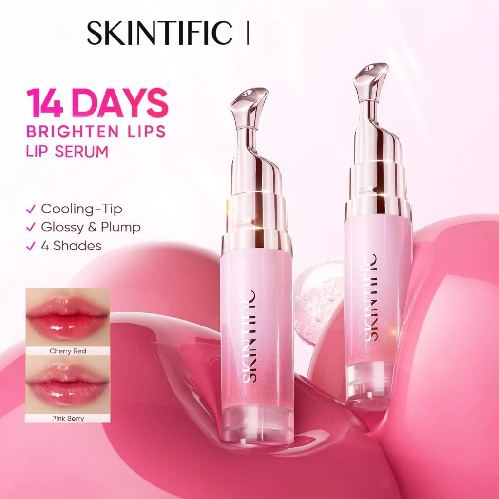 Skintific Brightening Lip Serum 6.5ml - Cherry Red