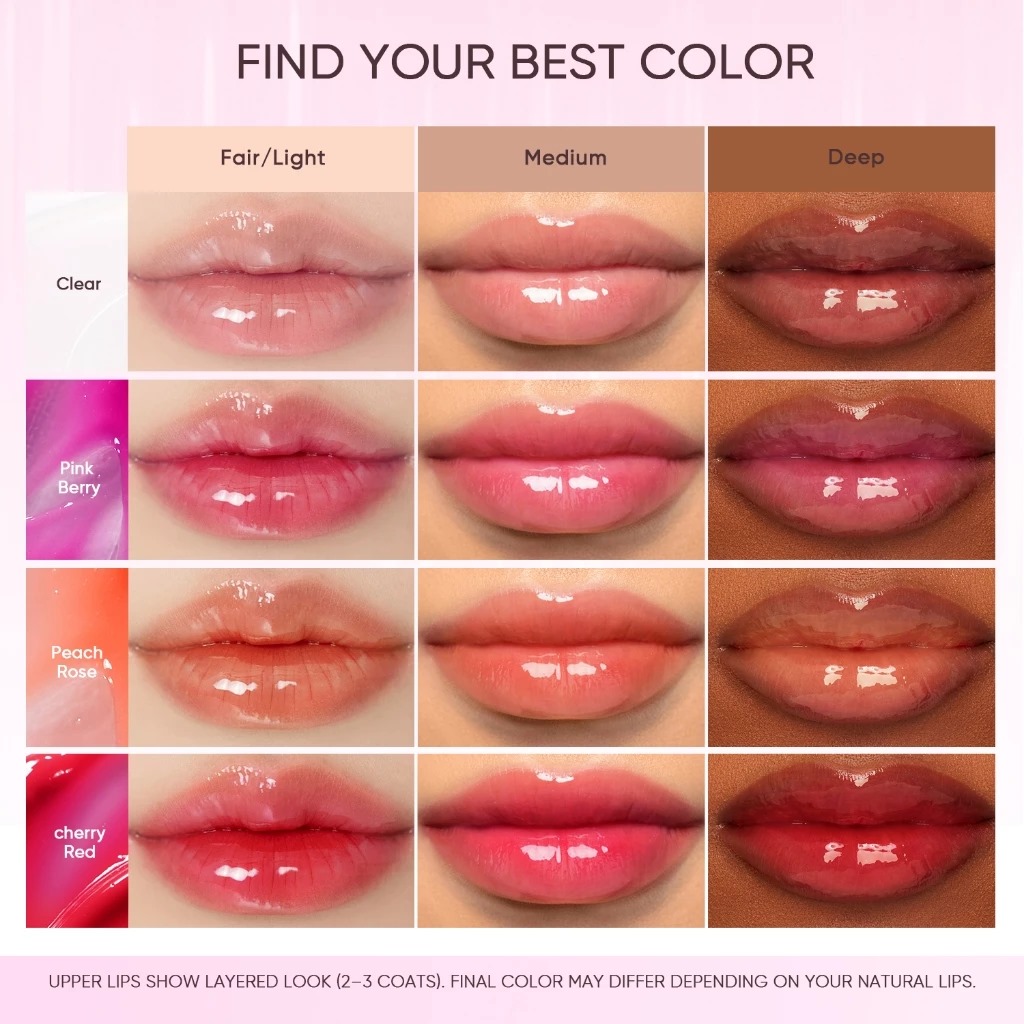 Skintific Brightening Lip Serum 6.5ml - Peach Rose