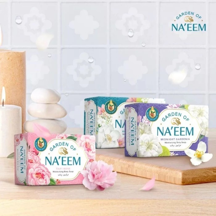 Garden Of Naeem Moisturizing Body Soap 75gr - Midnight Gardenia *