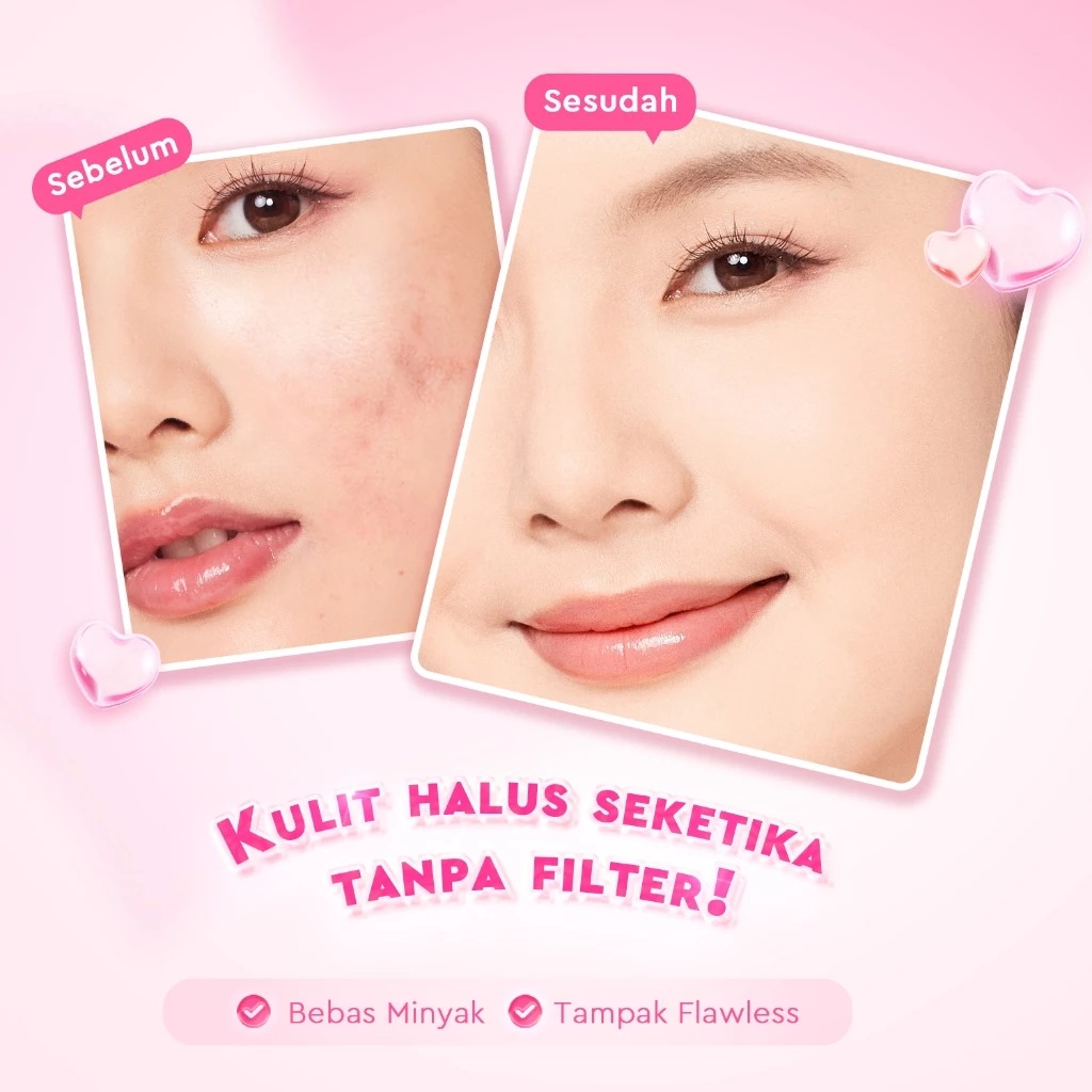 Glad 2 Glow Perfect Blur & Cover Loose Powder 8gr - 03 Honey