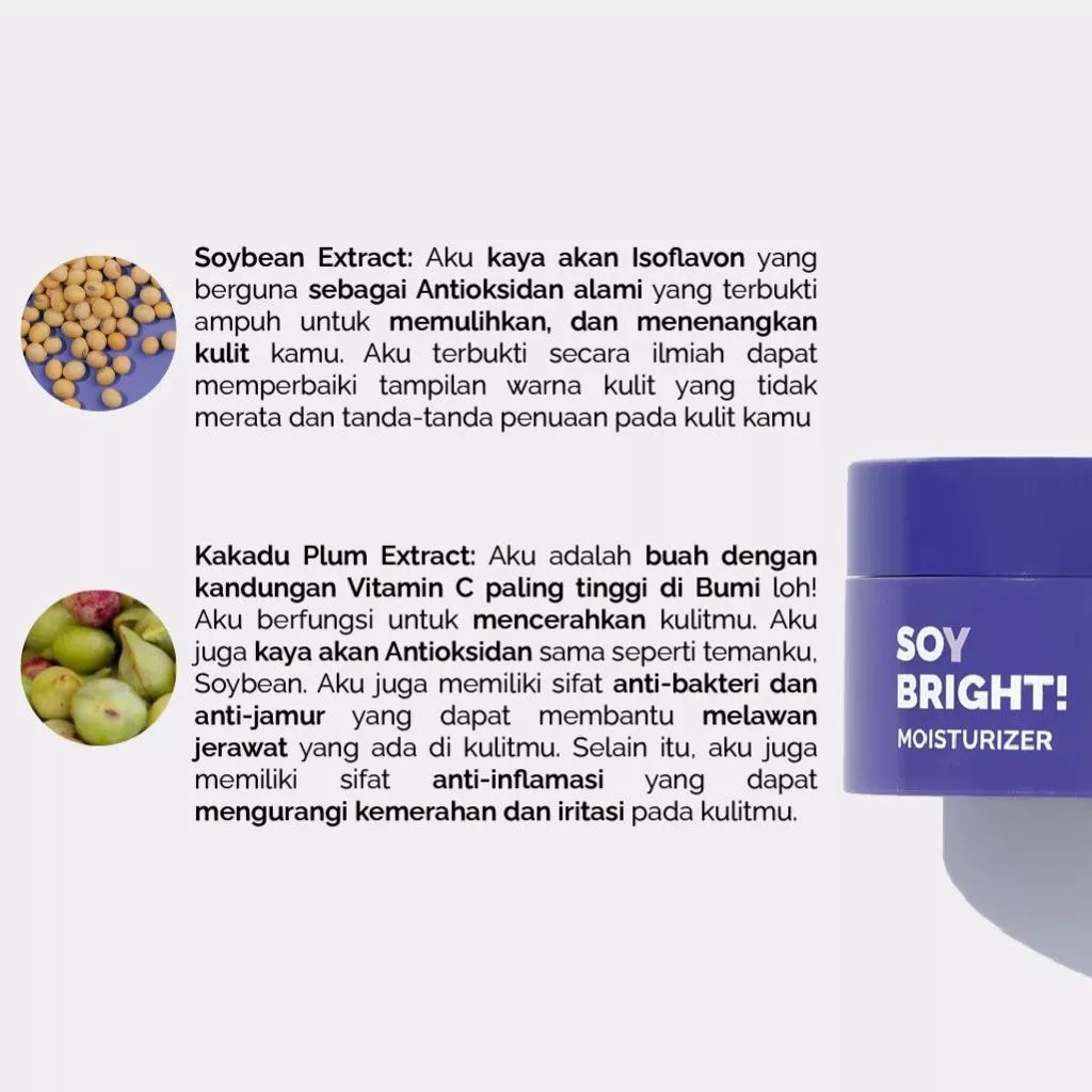 Finally Found You! Soy Bright Moisturizer 30gr
