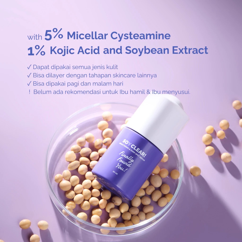 Finally Found You! Soy Clear Brightening & Dark Spot Serum 20ml