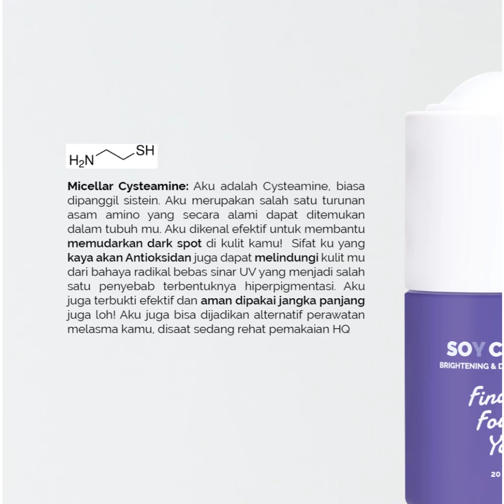 Finally Found You! Soy Clear Brightening & Dark Spot Serum 20ml