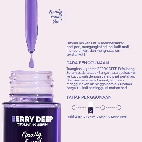 Finally Found You! Berry Deep Exfoliating Serum 20ml
