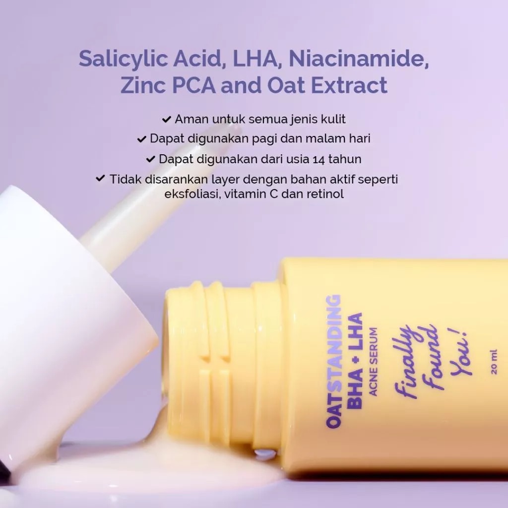 Finally Found You! Oatstanding BHA + LHA Acne Serum 20ml