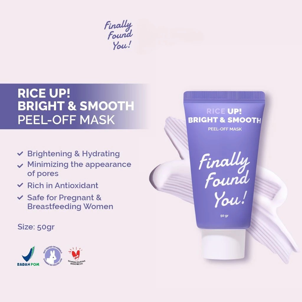 Finally Found You! Rice Up! Bright & Smooth Peel-Off Mask 50gr