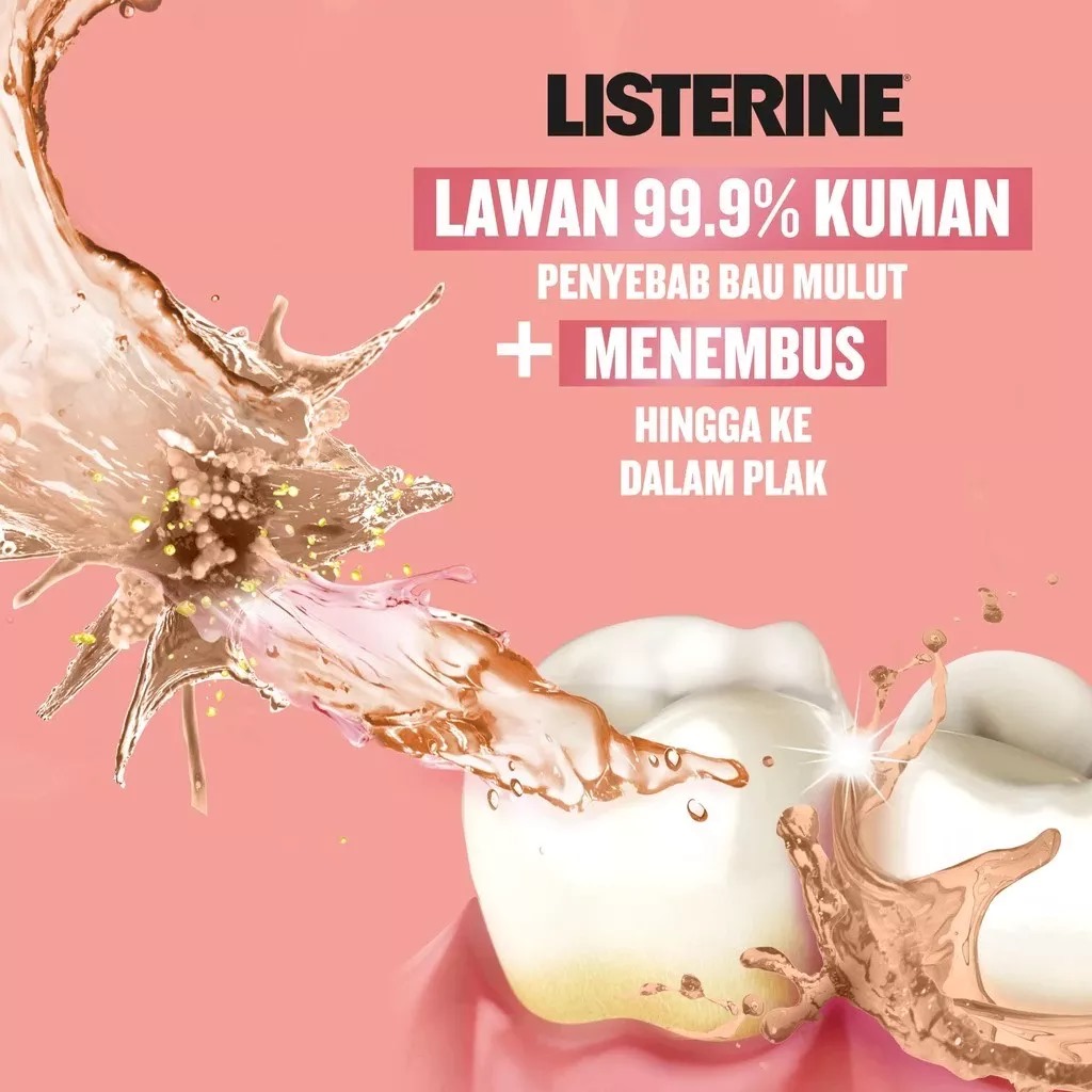 Listerine Antiseptic Mouthwash - Sakura & Peach 250ml