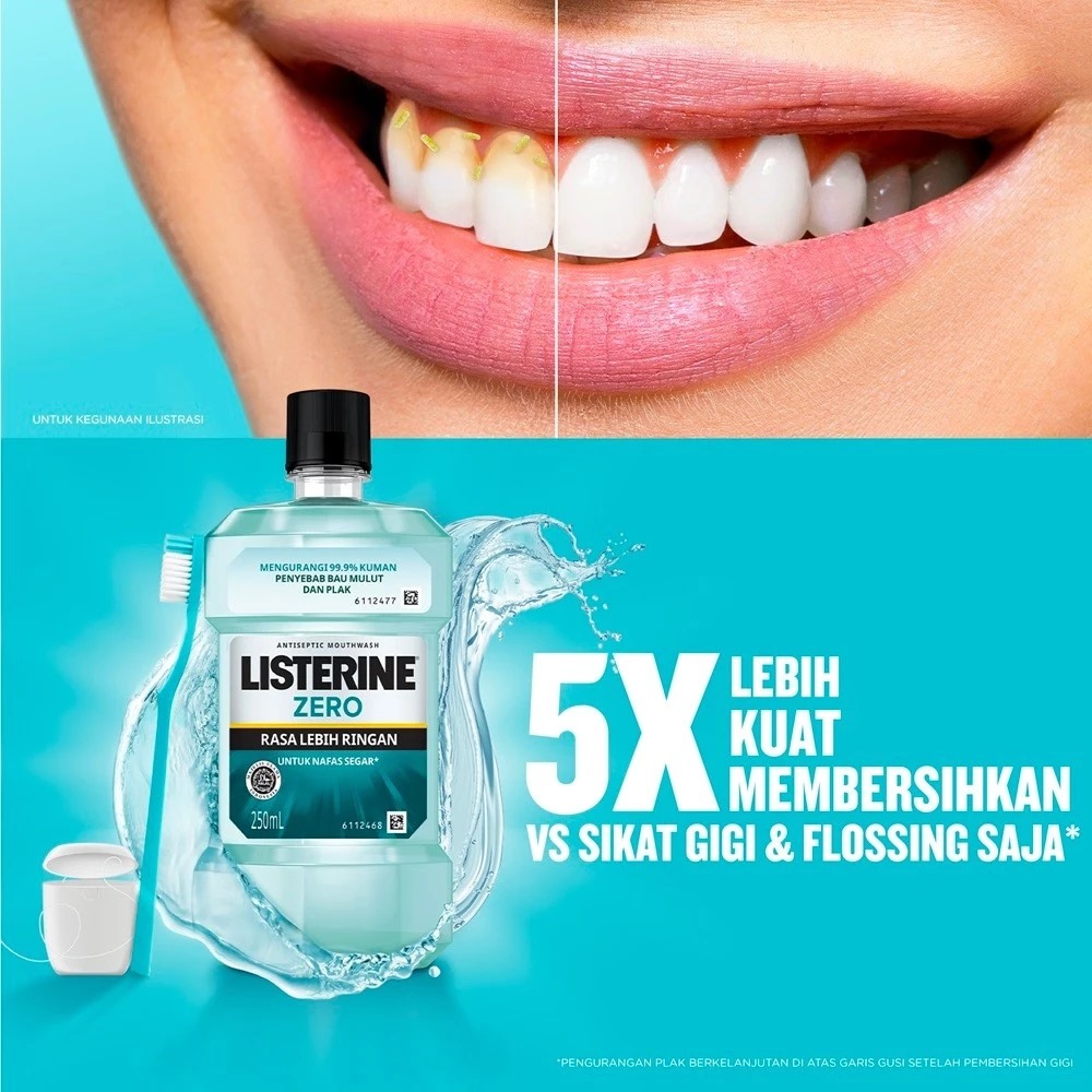 Listerine Antiseptic Mouthwash - Zero 100ml
