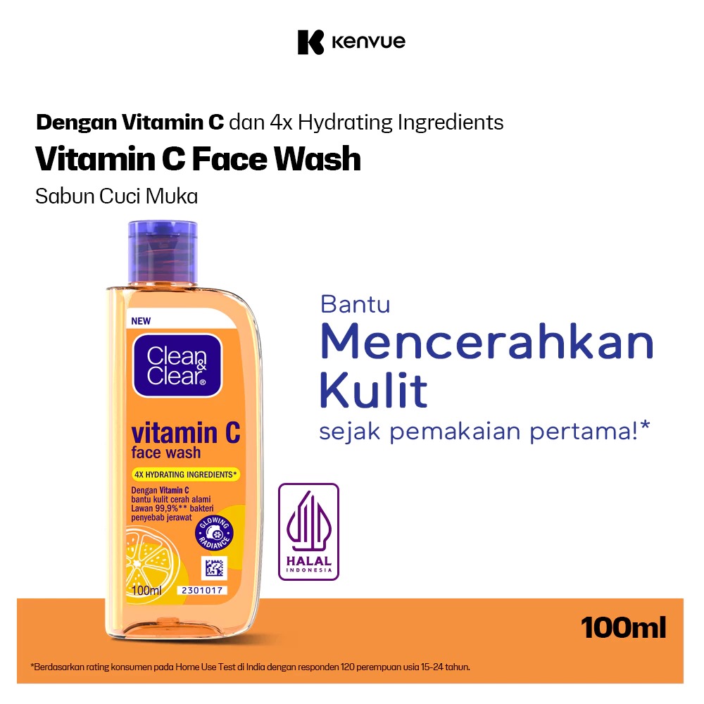 Clean & Clear Vitamin C Face Wash 100ml