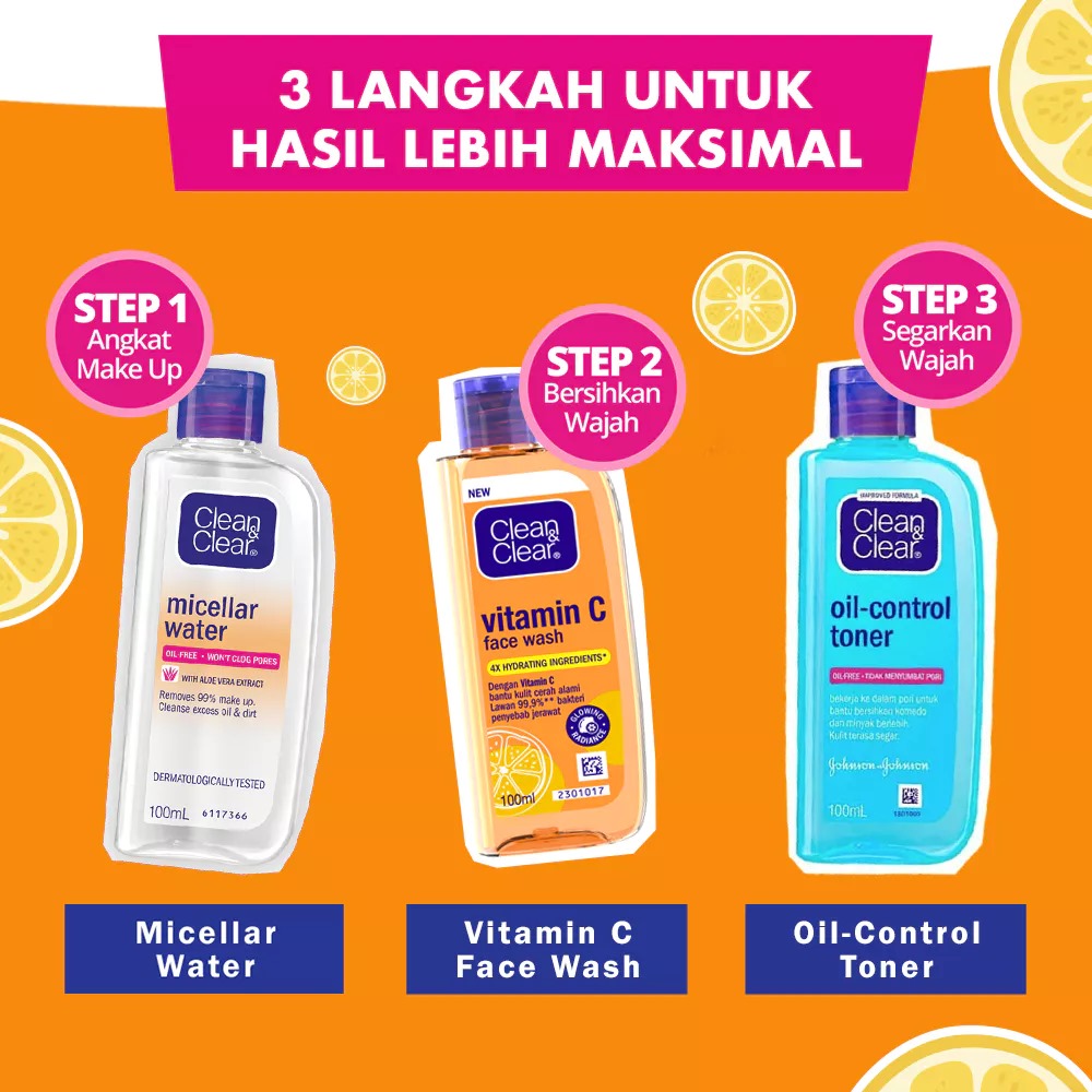 Clean & Clear Vitamin C Face Wash 100ml