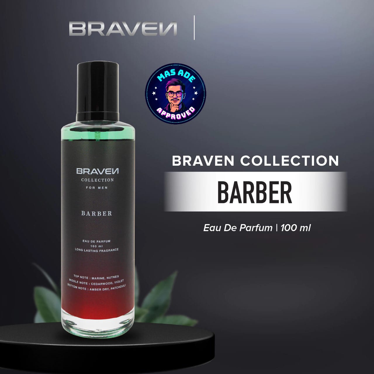 Braven Collection Eau De Parfum 100ml - Barber