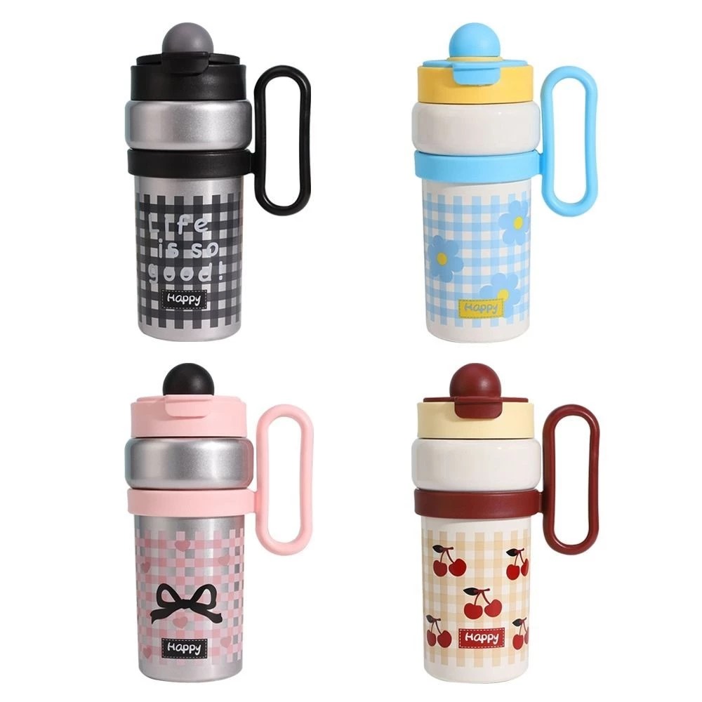 Tumbler Happy Vacuum Cup 900ml - HITAM (Termos Tumblr Stainless) (HN 2225)