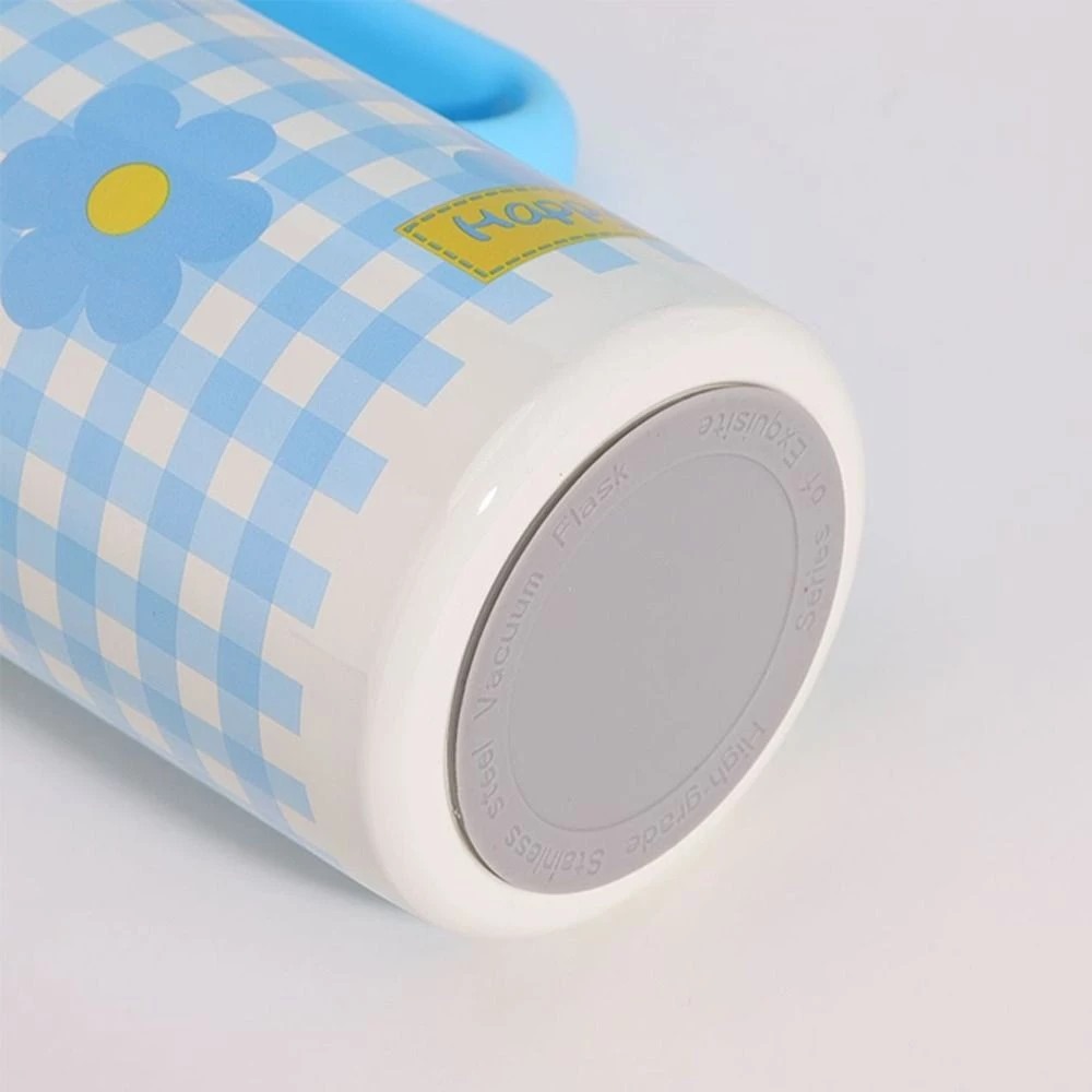 Tumbler Happy Vacuum Cup 900ml - HITAM (Termos Tumblr Stainless) (HN 2225)