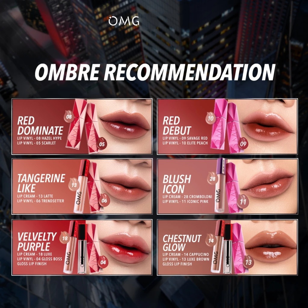 Oh My Glam Colorlast Lip Vinyl 2.5gr - 04 Gloss Boss (OMG)
