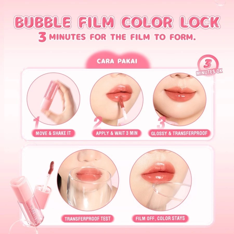 Pinkflash Watery Transferproor Lip Cream 2gr - NU02