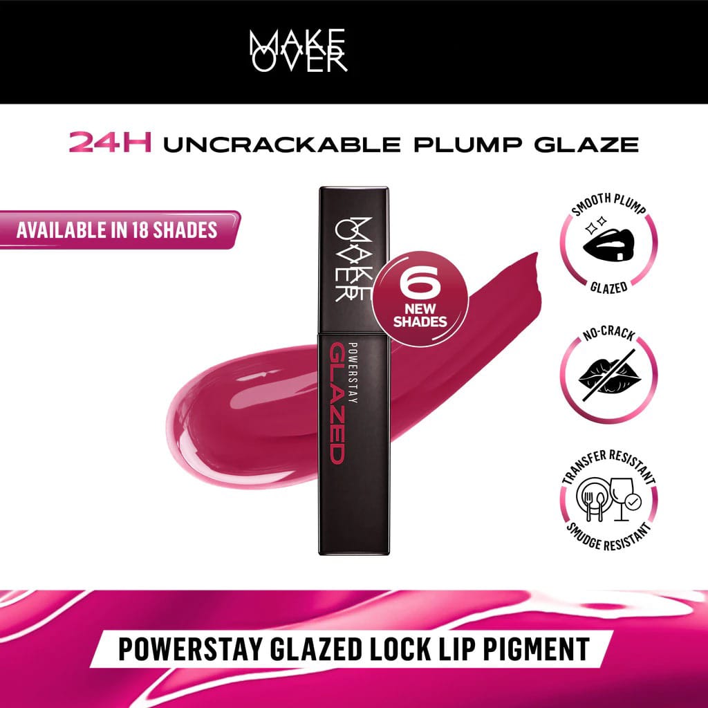 Make Over Powerstay Glazed Lock Lip Pigment 3gr - D01 Lover