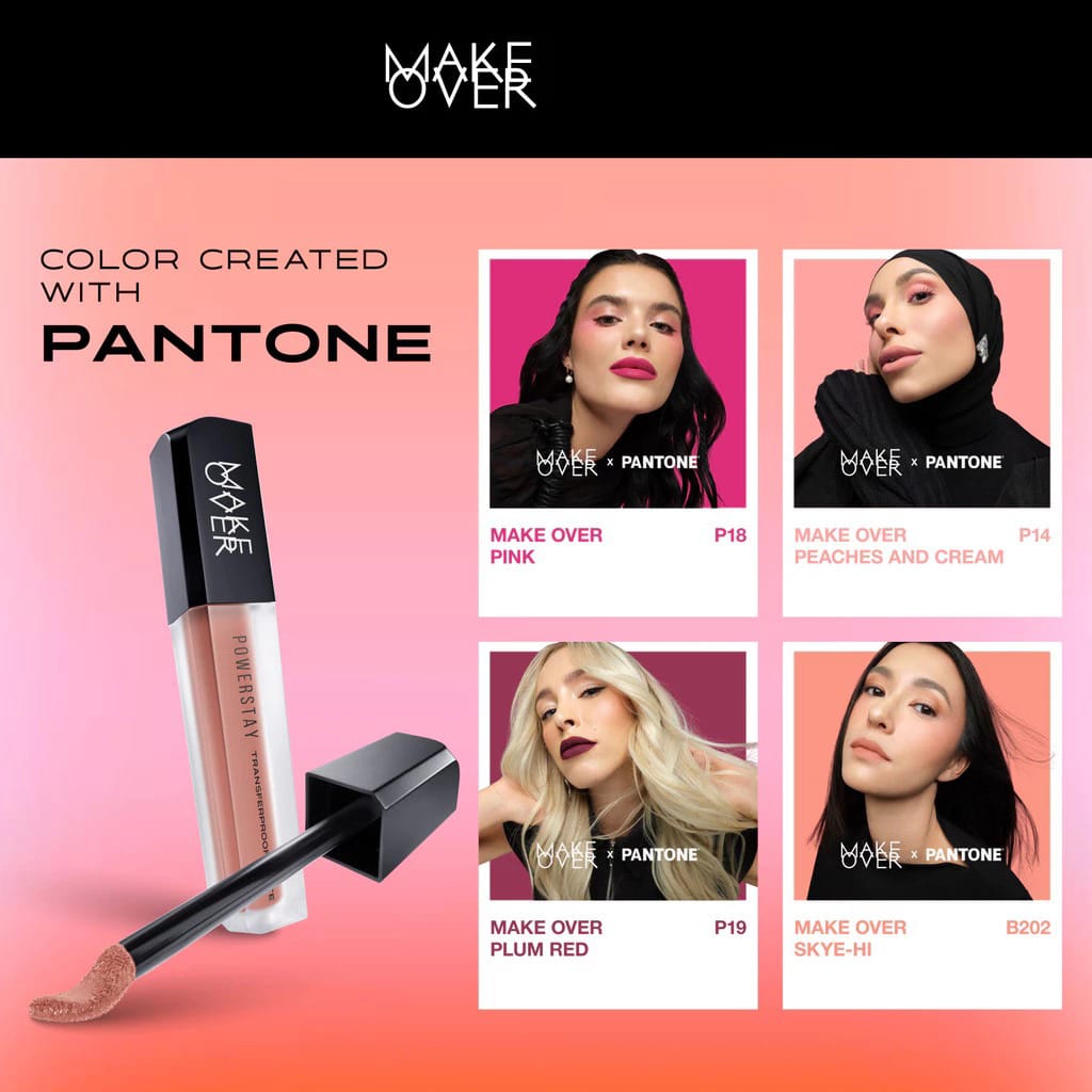 Make Over Powerstay Transferproof Matte Lip Cream - B202 Skye-Hi
