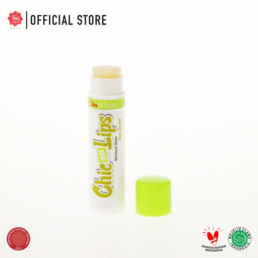 Viva White Chic On Lips Lip Balm 4.2gr - Aloe Secret