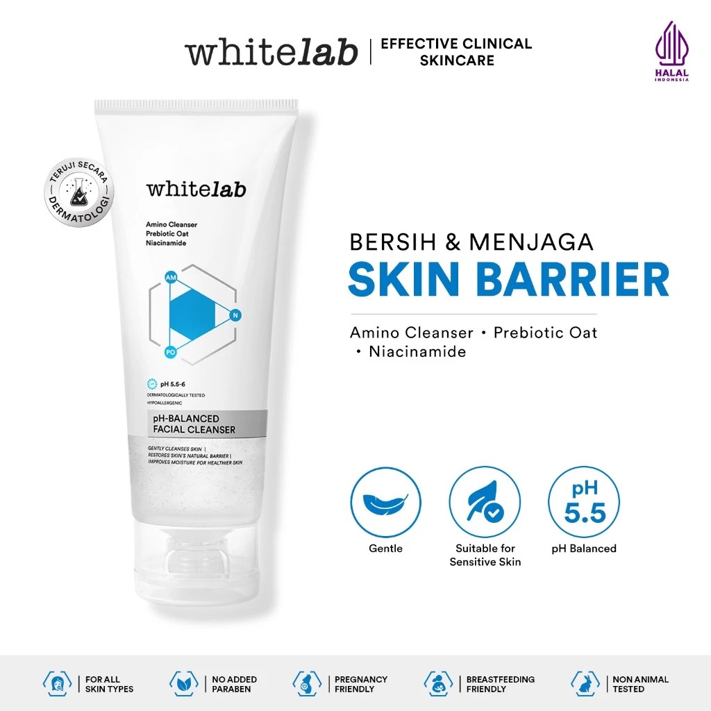 WHITELAB pH-Balanced Facial Cleanser 100gr