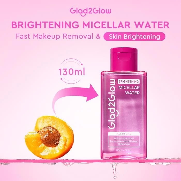 Glad 2 Glow Micellar Water - Brightening 130ml
