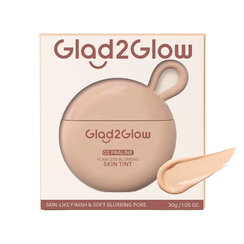 Glad 2 Glow Flawless Blurring Skin Tint 30gr - 02 Praline