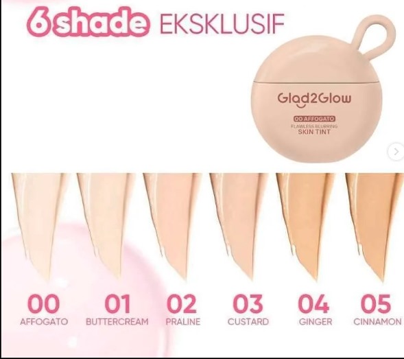 Glad 2 Glow Flawless Blurring Skin Tint 30gr - 02 Praline