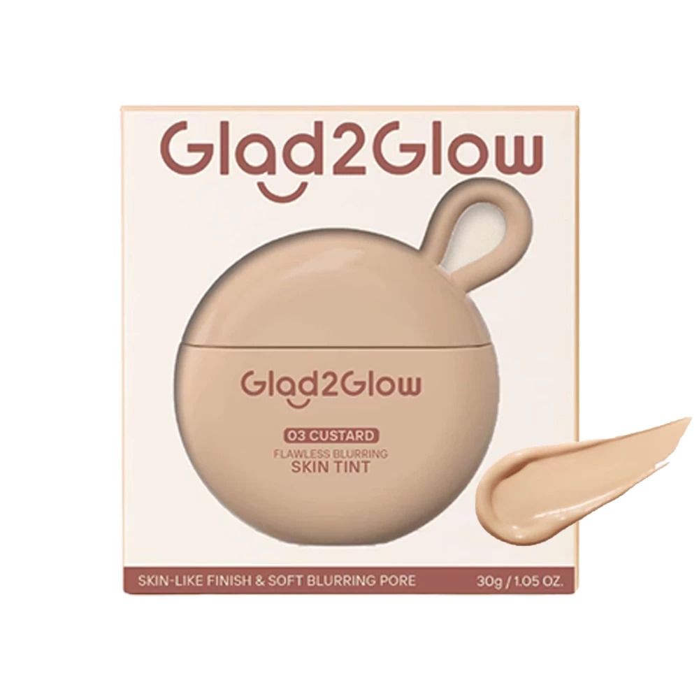 Glad 2 Glow Flawless Blurring Skin Tint 30gr - 03 Custard
