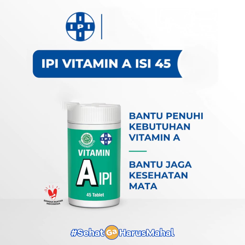 IPI Vitamin A (Isi 45 Tablet) - Vitamin Suplemen Kesehatan