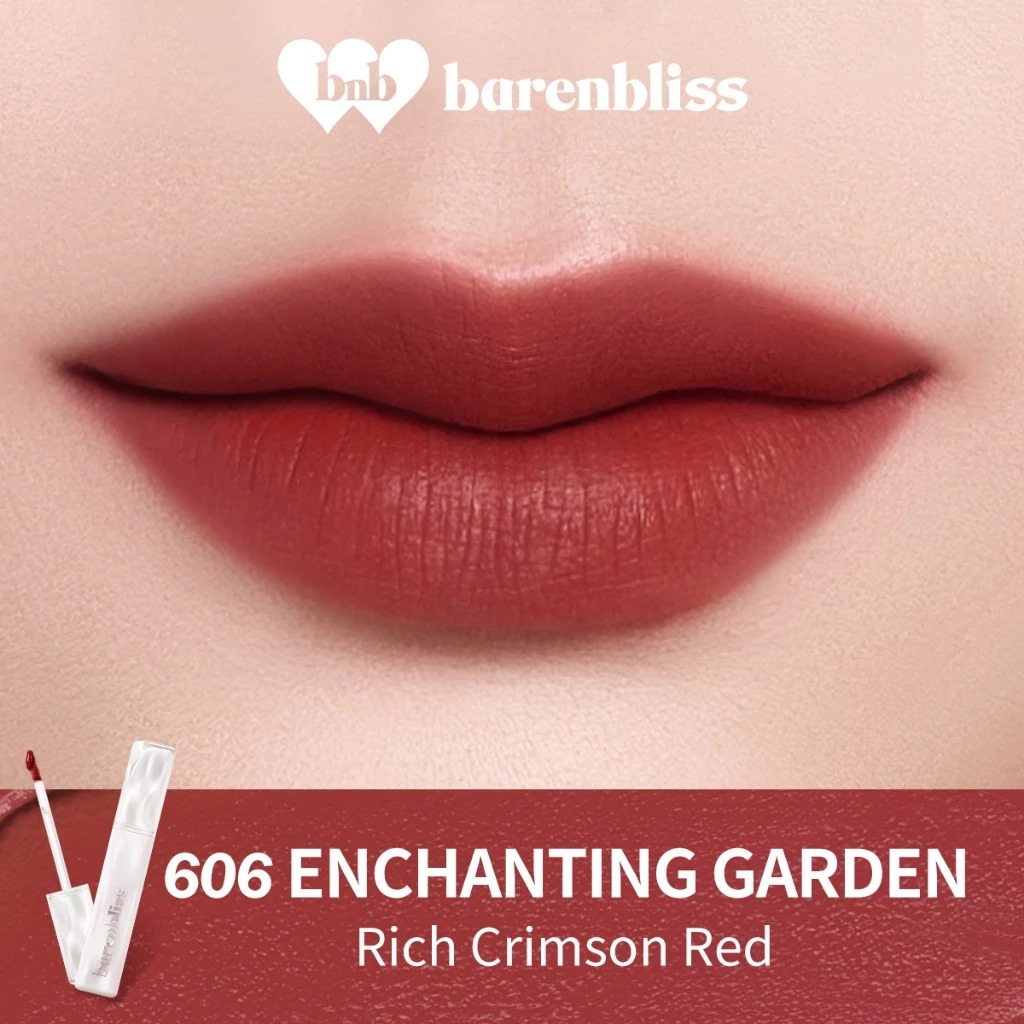 BNB Barenbliss Aura Mood Transferproof Matte Lip Cream 2.5 ml - 606 Enchanting Garden
