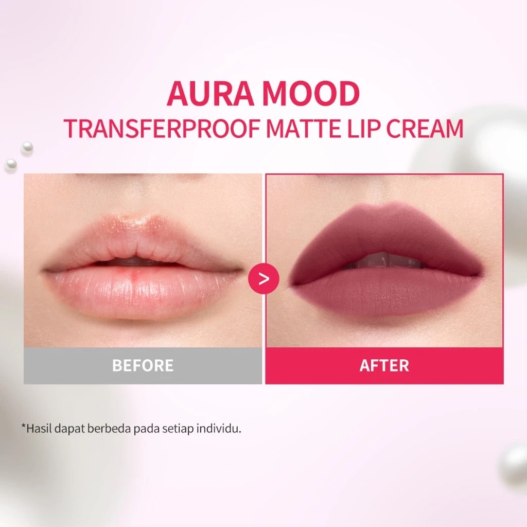 BNB Barenbliss Aura Mood Transferproof Matte Lip Cream 2.5 ml - 818 Whisper Willow