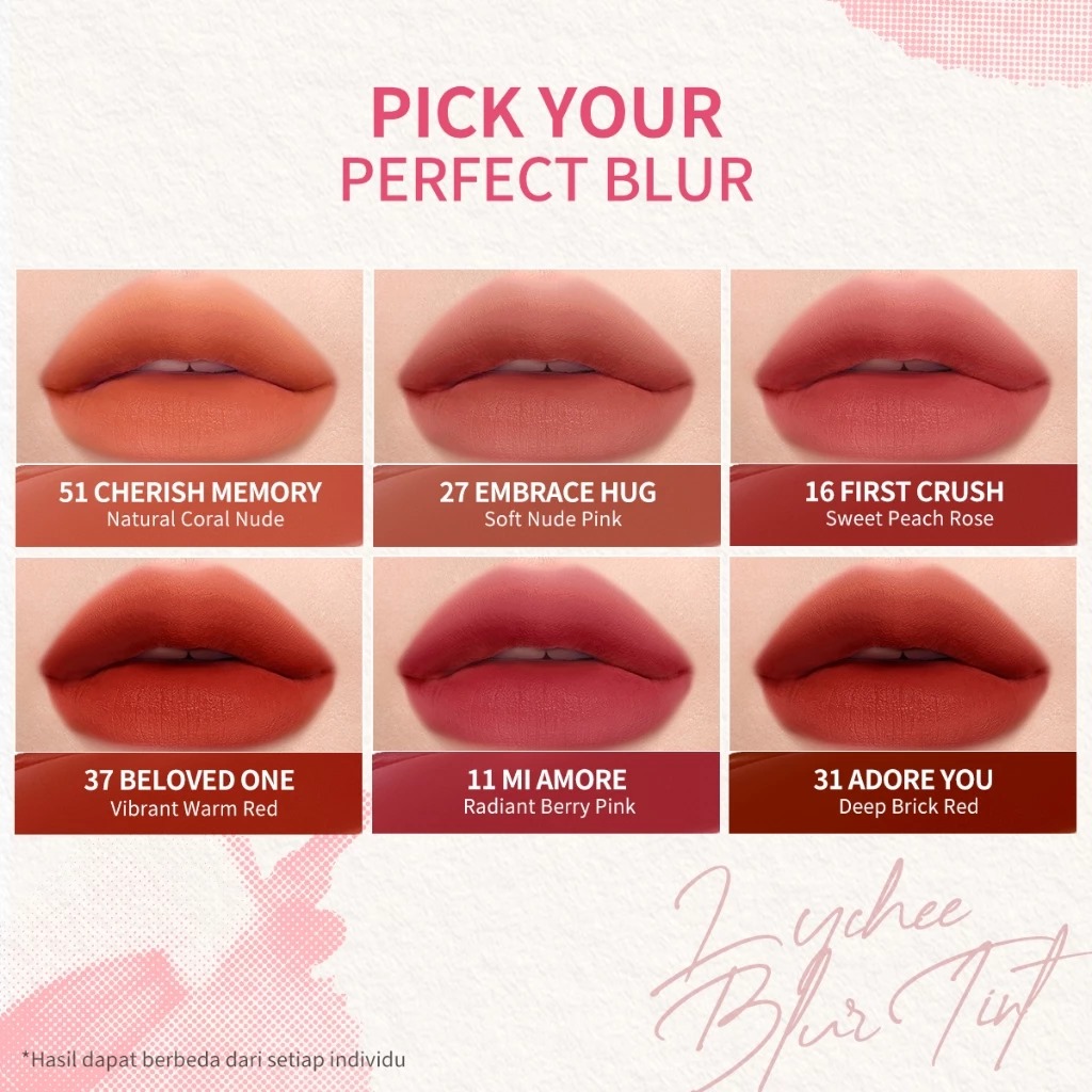 BNB Barenbliss Lychee Makes Lovely Blur Tint Duo 2.5gr - 16 First Crush