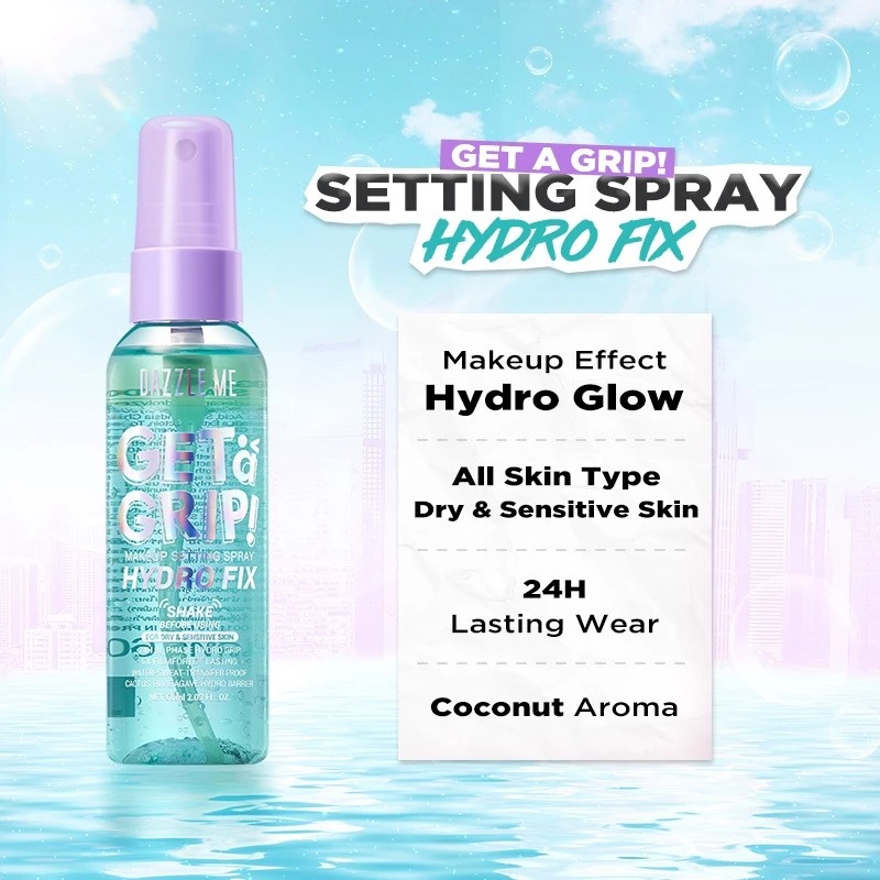 Dazzle Me Get a Grip! Makeup Setting Spray HYDRO Fix 60ml