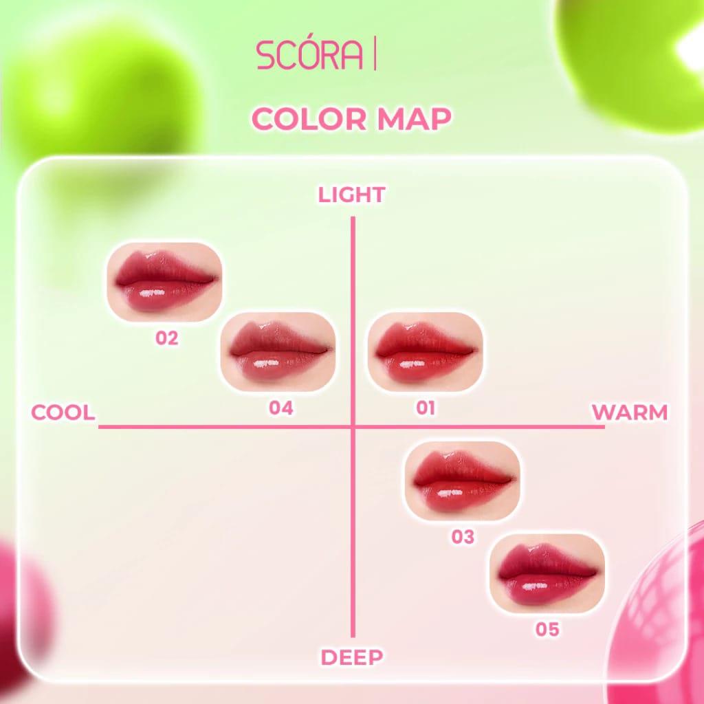 Scora Bloop Pop Gloss Balm 2gr - 02 Strawberry Mochi