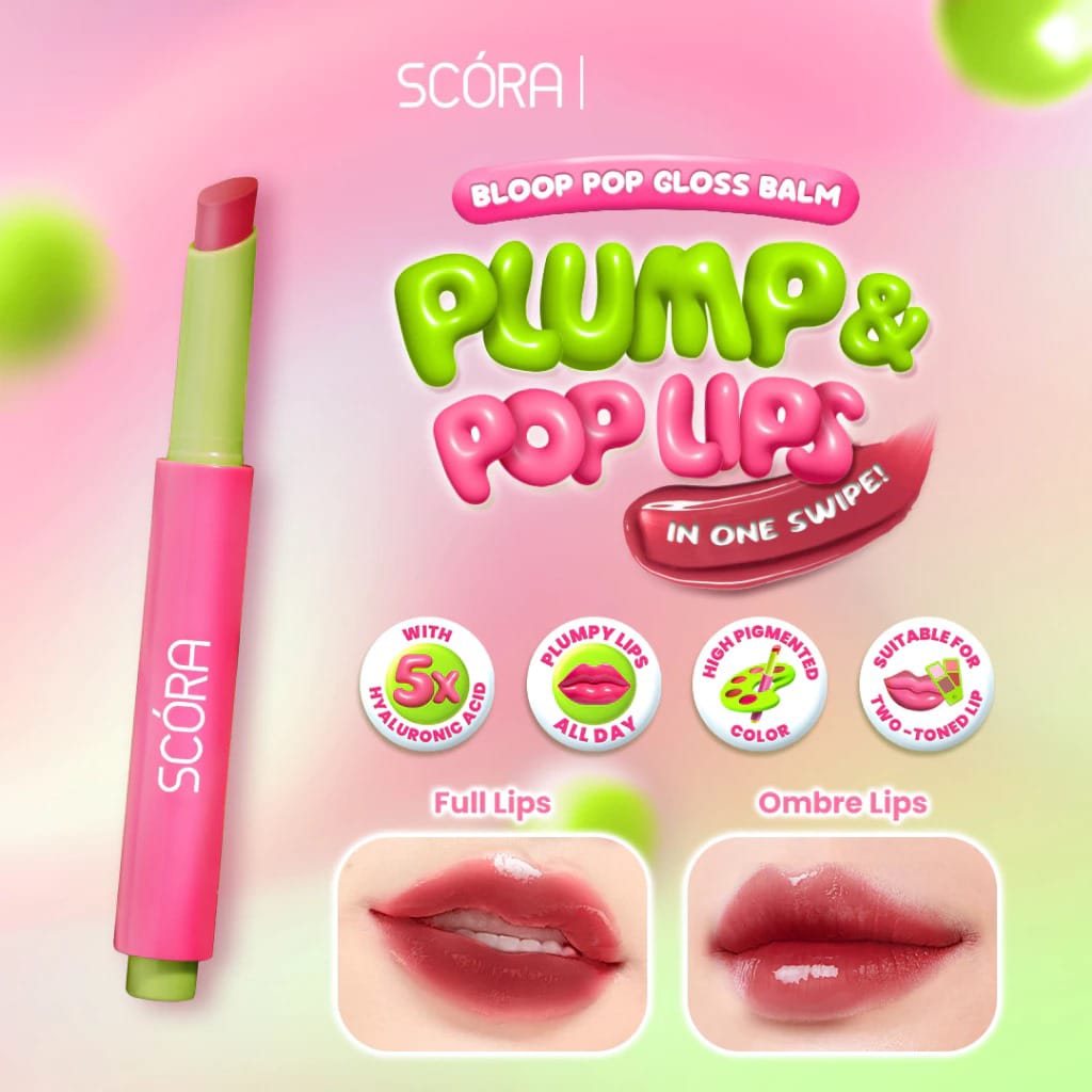 Scora Bloop Pop Gloss Balm 2gr - 04 Choco Crookie