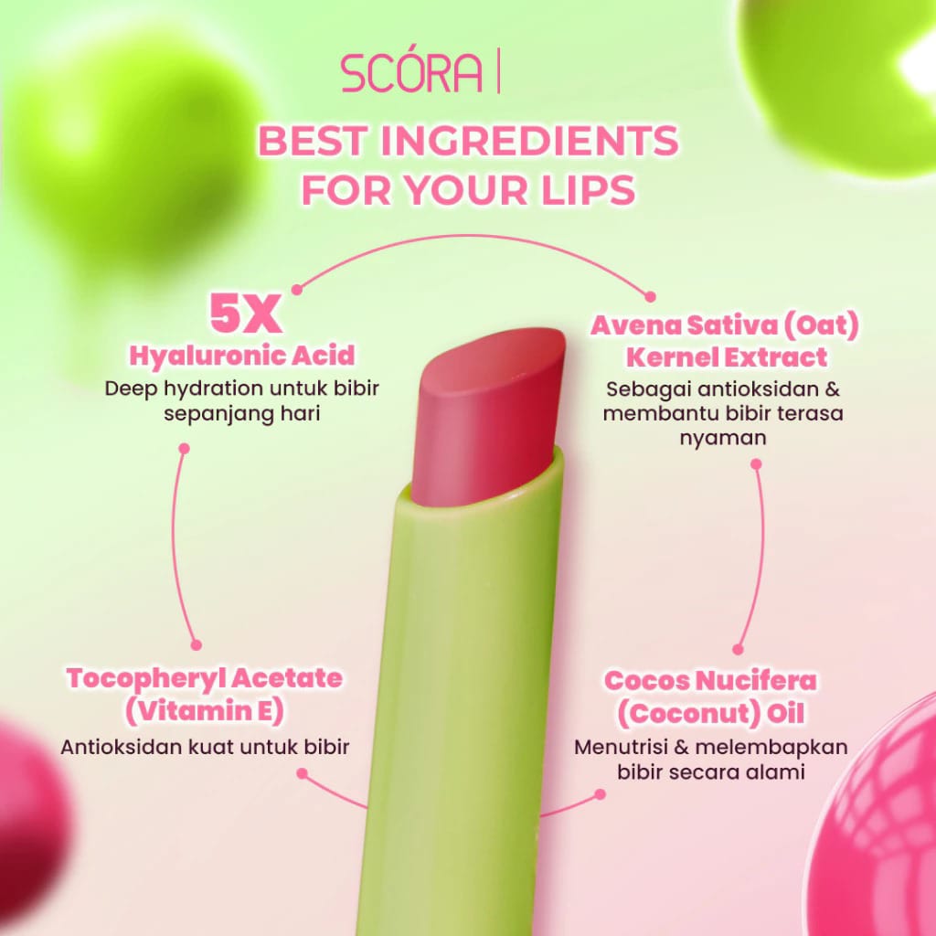 Scora Bloop Pop Gloss Balm 2gr - 05 Cherry Pie