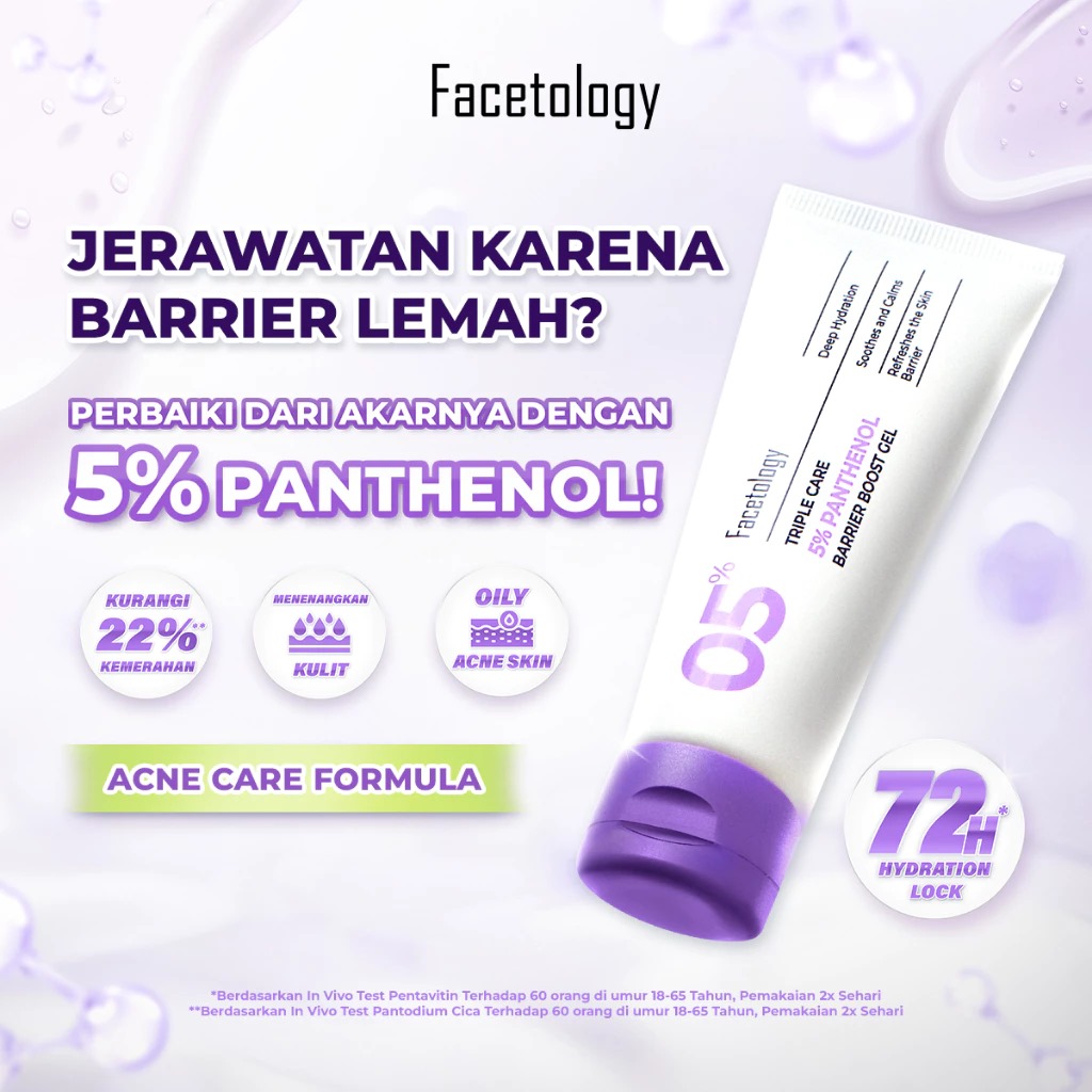 Facetology Triple Care 5% Panthenol Barrier Boost Gel 40gr
