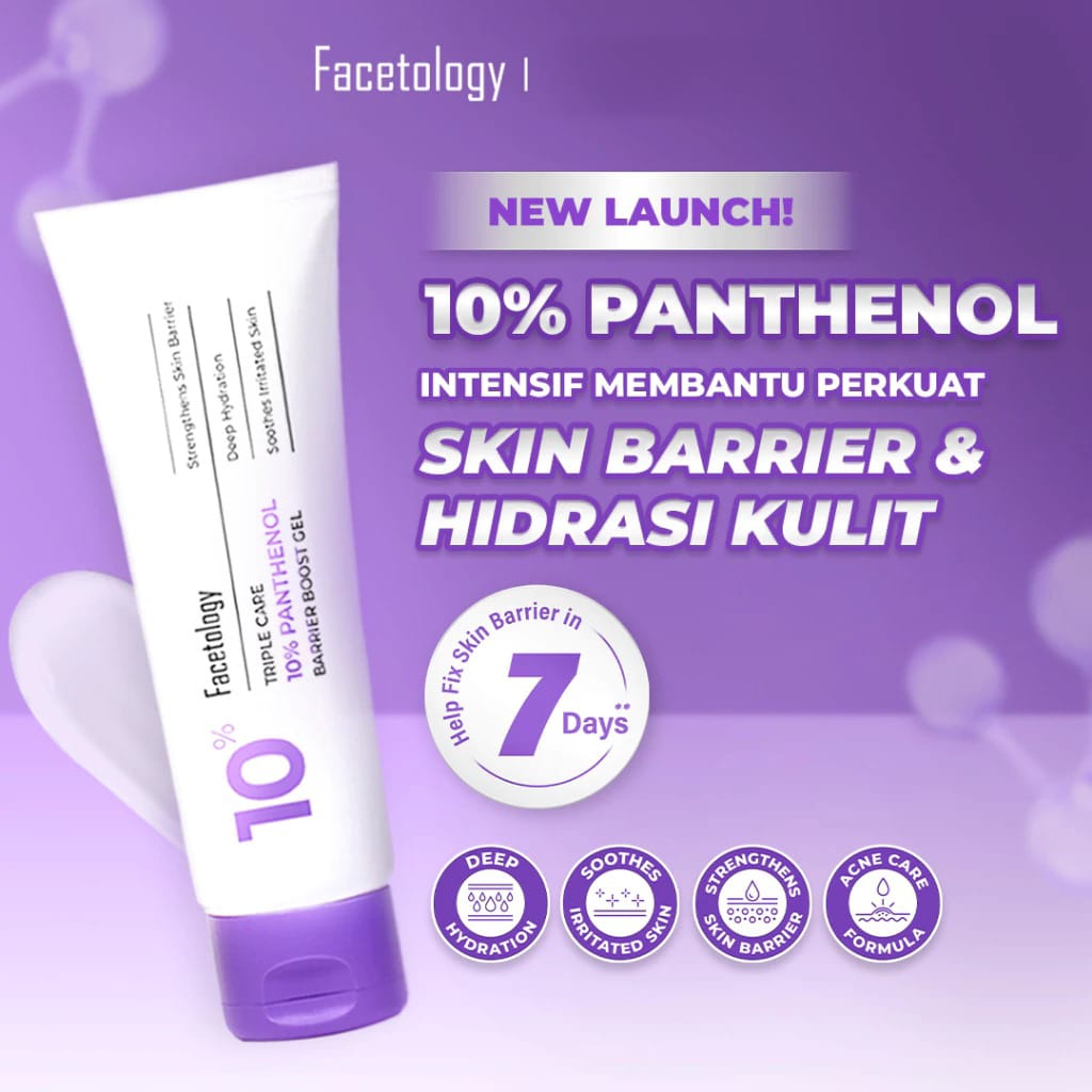 Facetology Triple Care 10% Panthenol Barrier Boost Gel 40gr