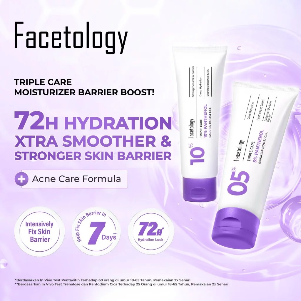 Facetology Triple Care 10% Panthenol Barrier Boost Gel 40gr