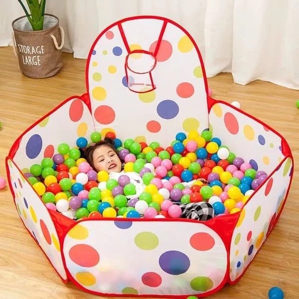 Kolam Mandi Bola Keranjang Basket (Mainan Mandi Bola Anak)