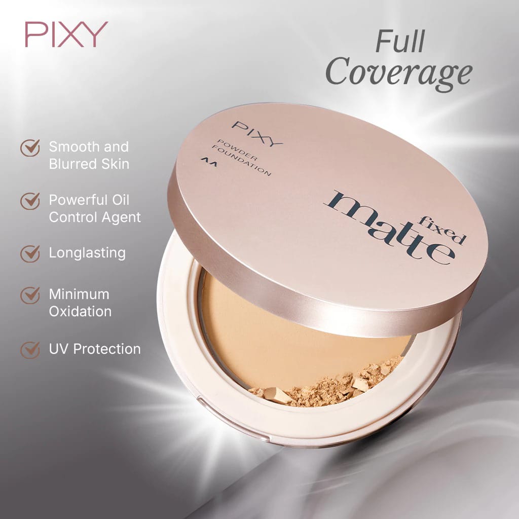Pixy Fixed Matte Powder Foundation 9.5gr - 302N Neutral Ivory