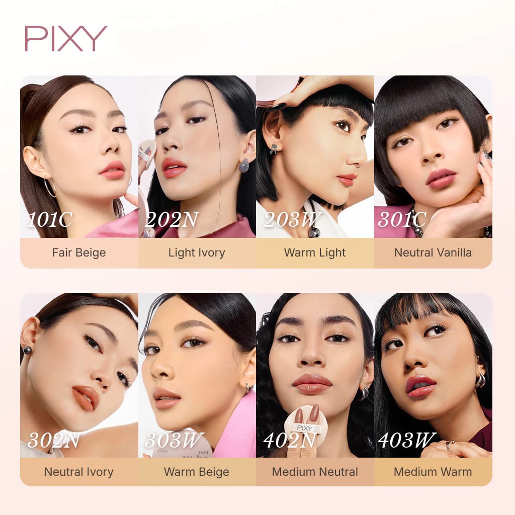 Pixy Fixed Matte Powder Foundation 9.5gr - 303W Warm Beige