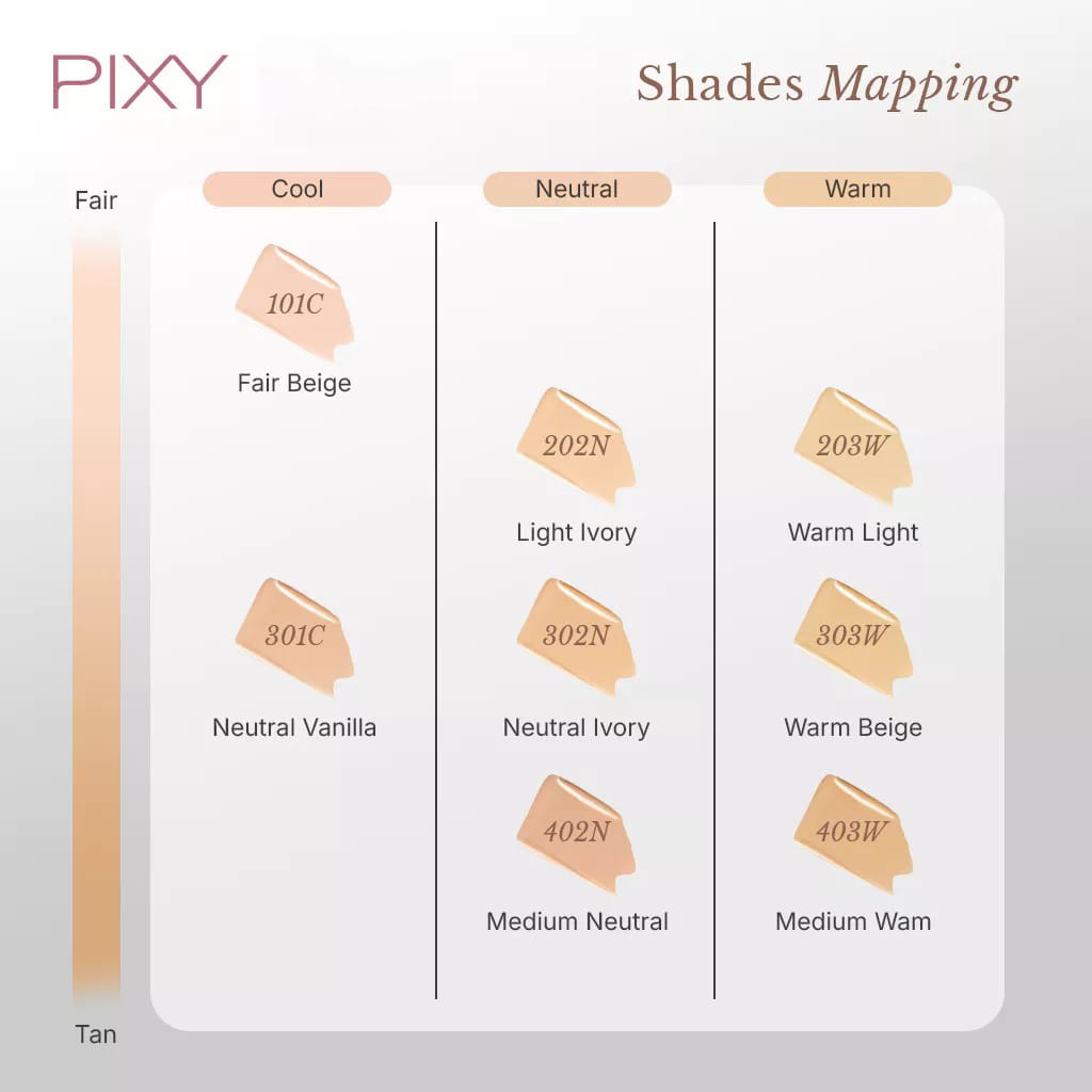 Pixy Fixed Matte Cushion 11gr - 301C Neutral Vanilla