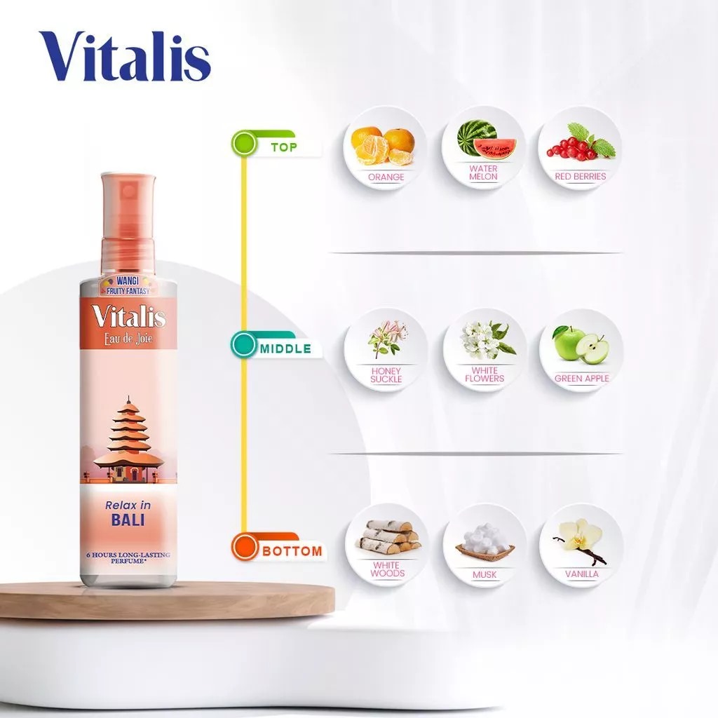 Vitalis Eau De Joie 100ml - Relax in Bali