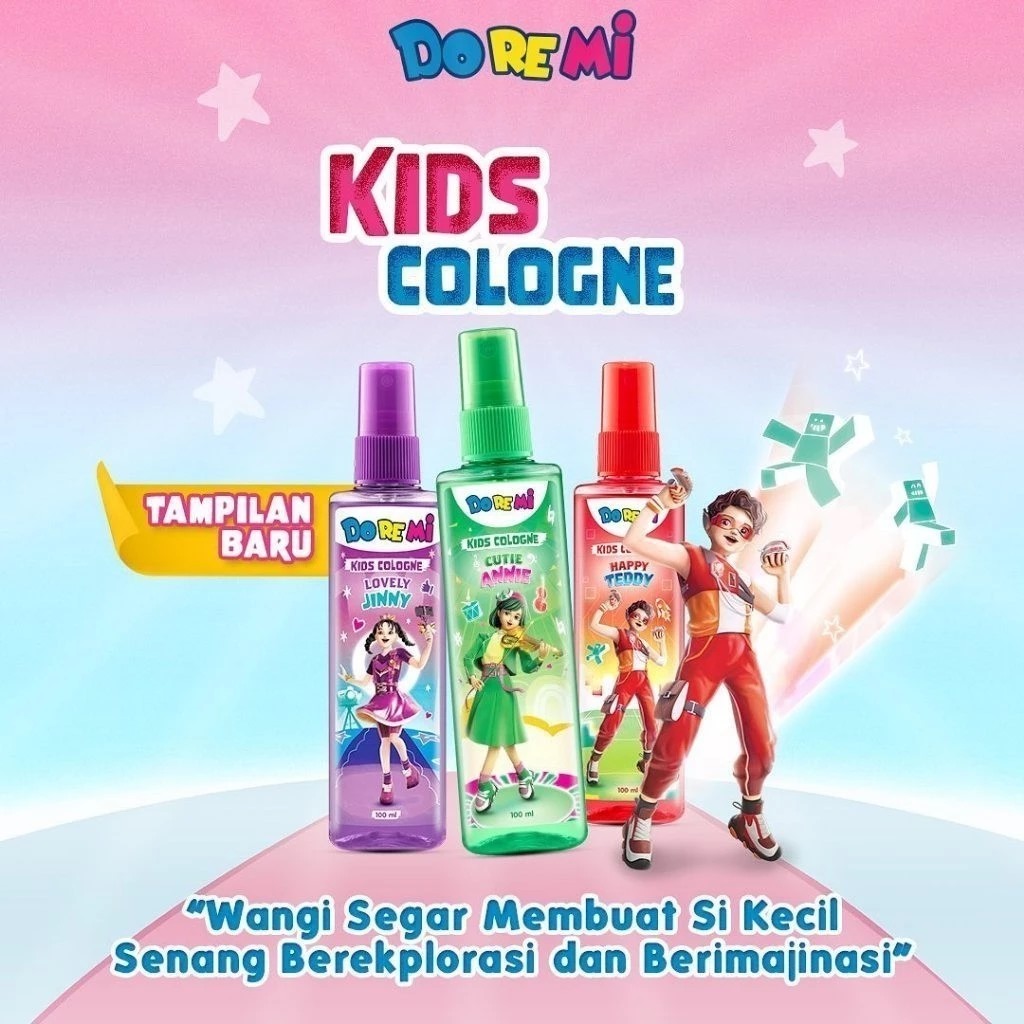 Doremi Kids Cologne 100ml - Hijab Hijau