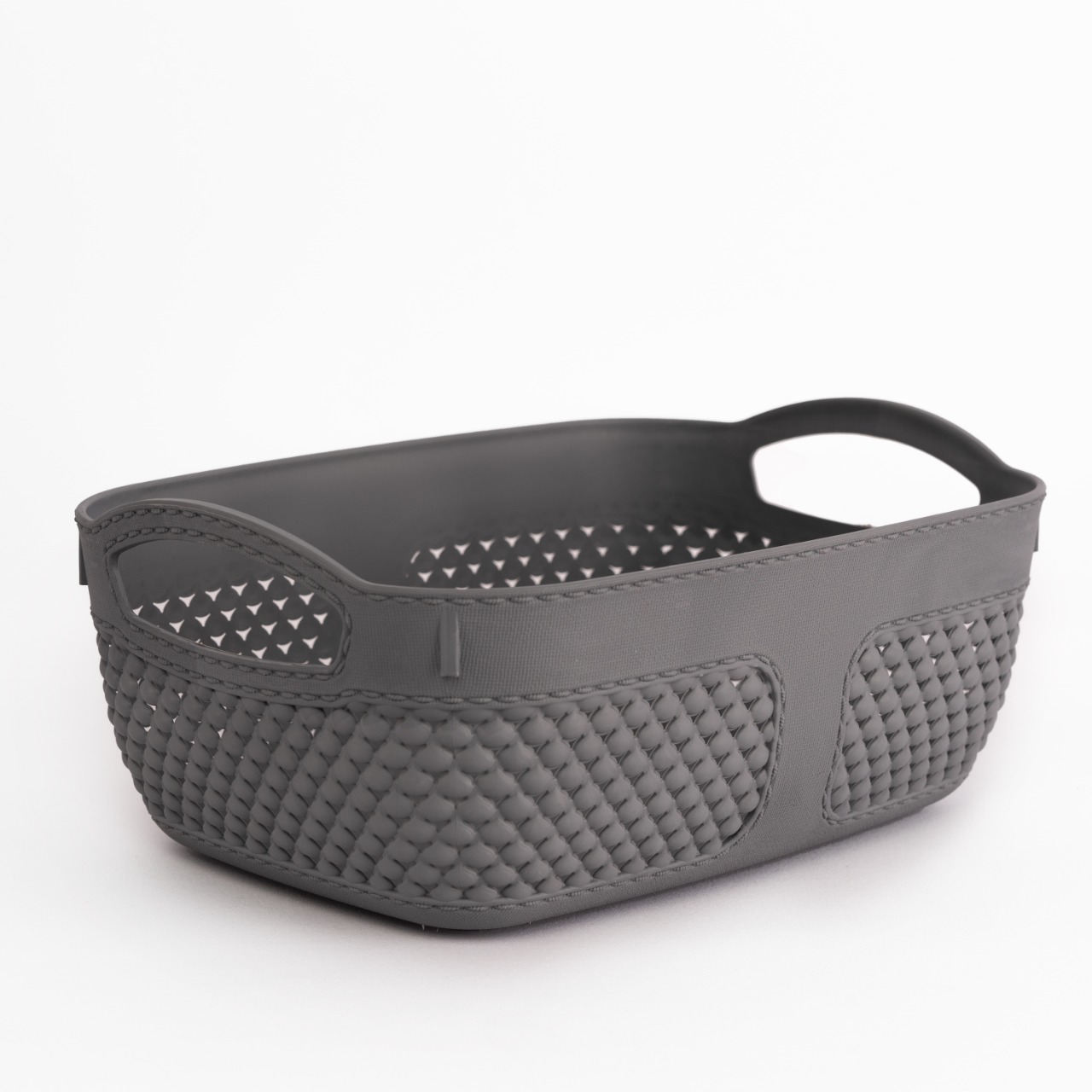 TRI J - Keranjang Plastik Serbaguna 24 x 17 x 9 cm - UNGU