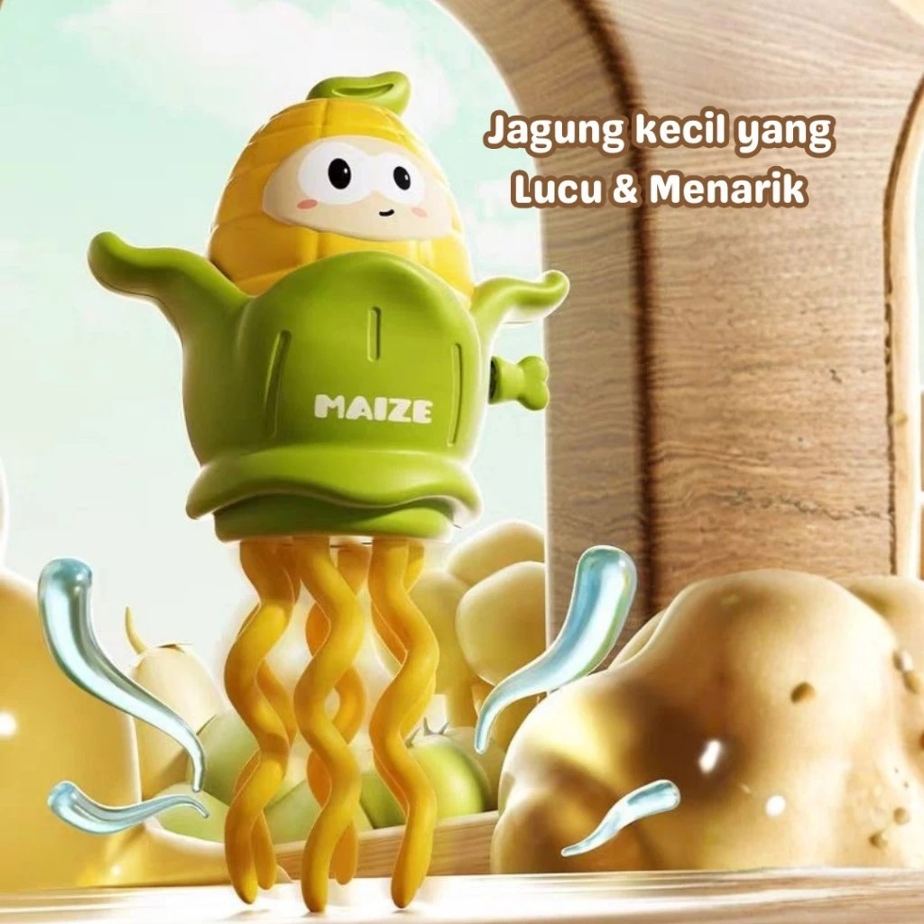 Mainan Ubur - Ubur Bergerak 12cm (DANCING CHRISTMAS) - COKLAT